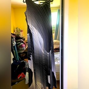 Red Coral flowy Maxi dress (covers bra straps) in Large | PTP22